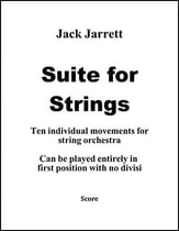 Suite for Strings Orchestra sheet music cover